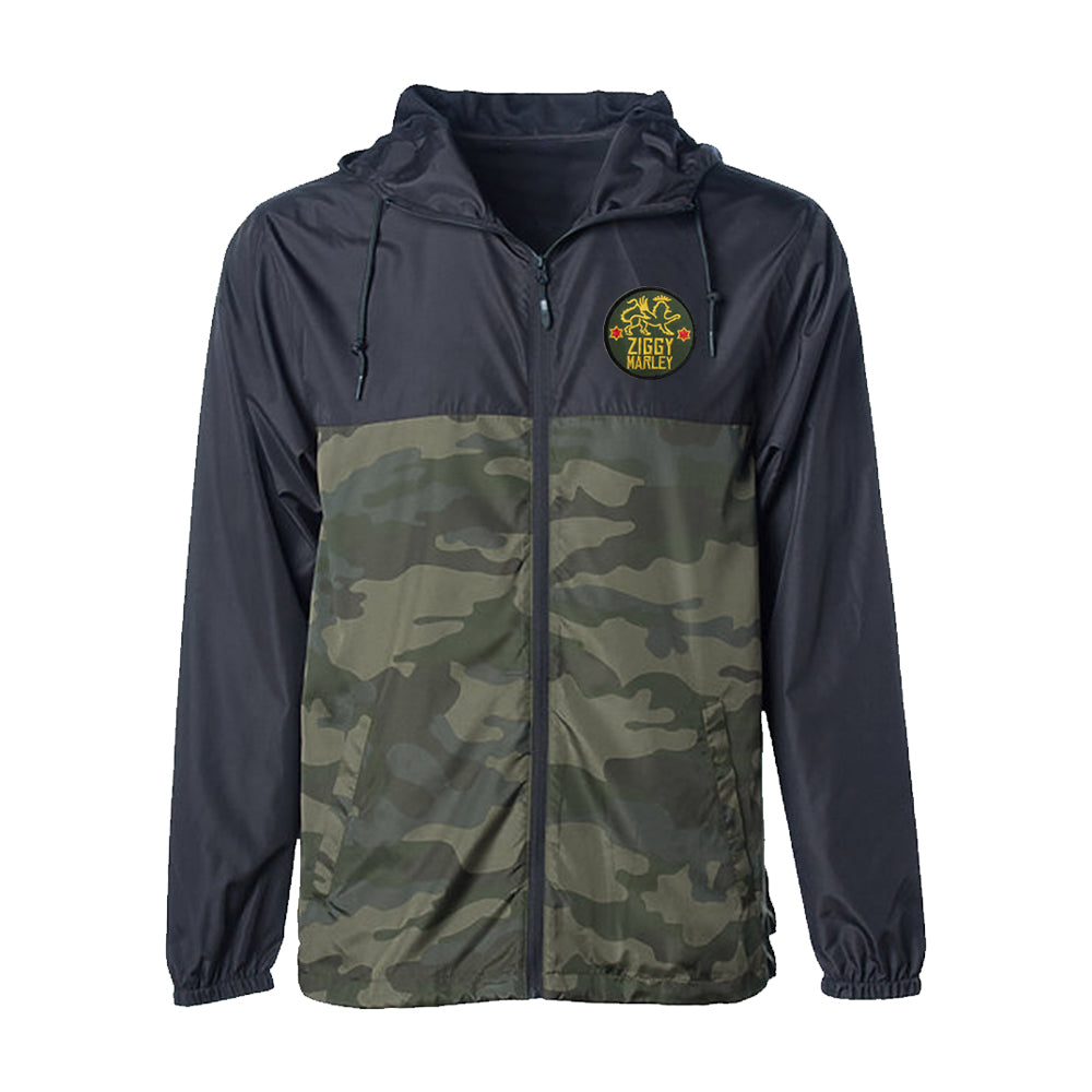 Lion Patch Camo Windbreaker – Ziggy Marley
