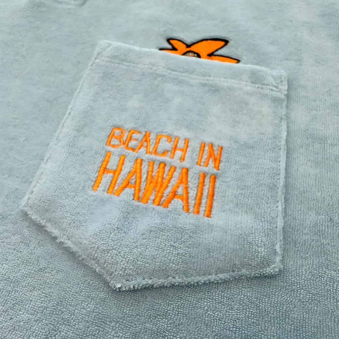 Beach In Hawaii Terry Cloth Polo – Ziggy Marley