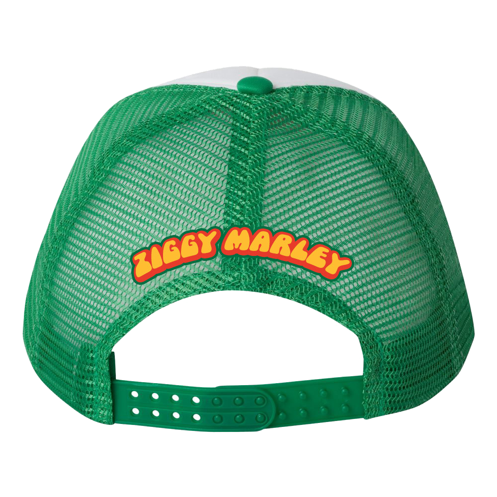 Rastafari Trucker Hat (Green) – Ziggy Marley